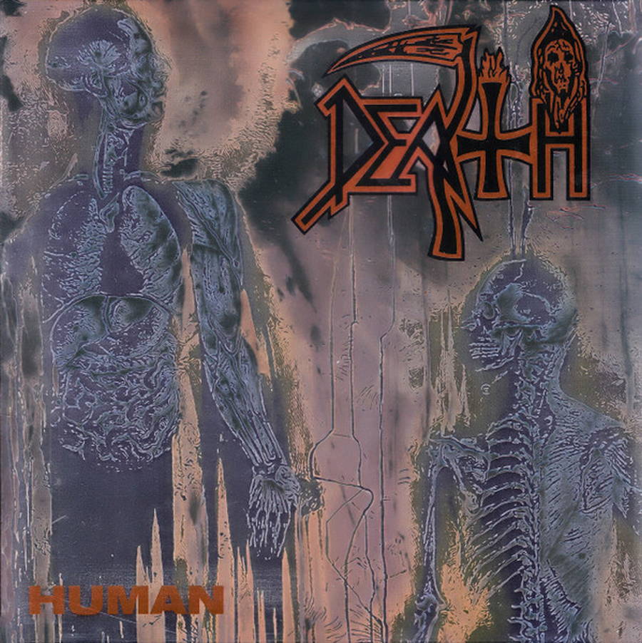 Death – Human (white-blue-gold)